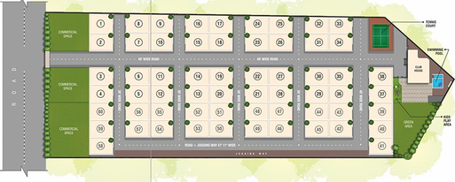 Master Plan of Man Airport Residency in Tukkuguda, Hyderabad - Image 257988