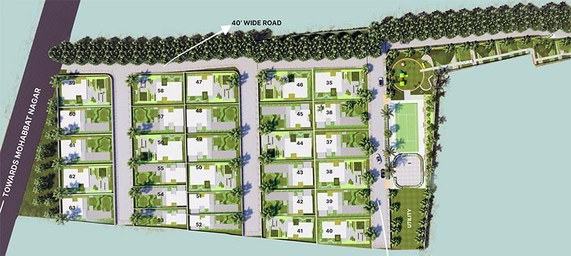 Master Plan of Northstar Sanctuary in Tukkuguda, Hyderabad - Image 258047