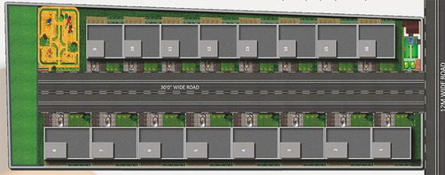 Master Plan of Baig The Corner Stone in Kompally, Hyderabad - Image 258114