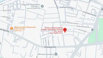 Location of Alliance Jewel Of Chennai - Image 258259