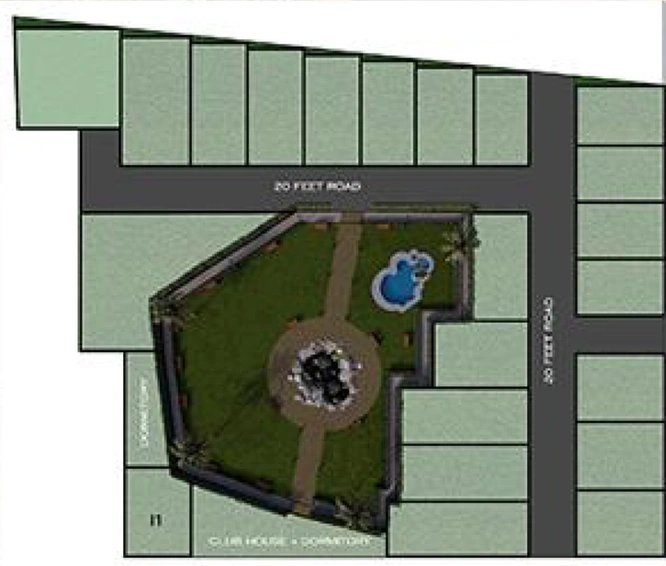 Master Plan of NU Prestige Serenity Garden Villas in Akkarai, Chennai - Image 258439