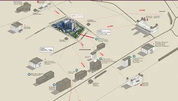 Location of Spr City Highliving Apartment - Image 258620