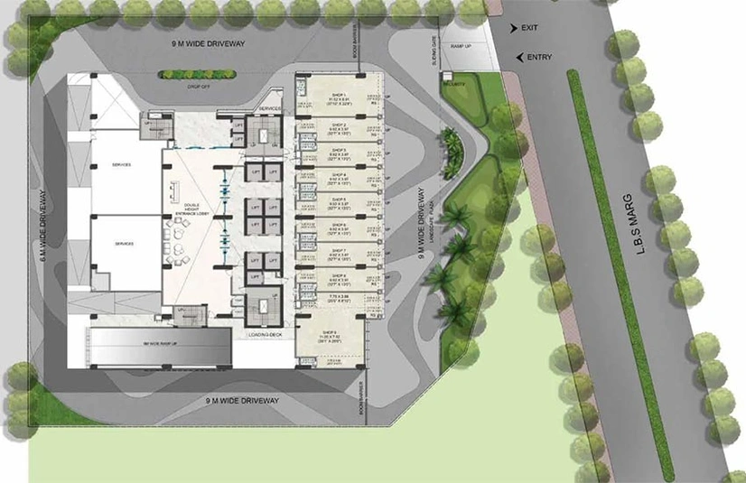Master Plan of Kalpataru Summit in Mulund West, Mumbai - Image 258827