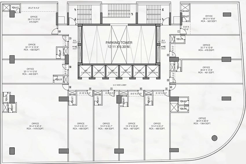 Floor Plan of Asshna 12 Pegasus in Bandra East, Mumbai - Image 258907