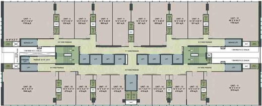 Floor Plan of Chandak Unicorn in Andheri West, Mumbai - Image 258920
