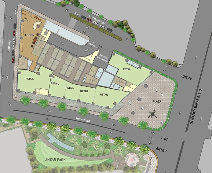 Master Plan of One Lodha Place in Lower Parel East, Mumbai - Image 264648