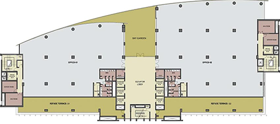 Floor Plan of Lodha Excelus in Mahalaxmi, Mumbai - Image 264447