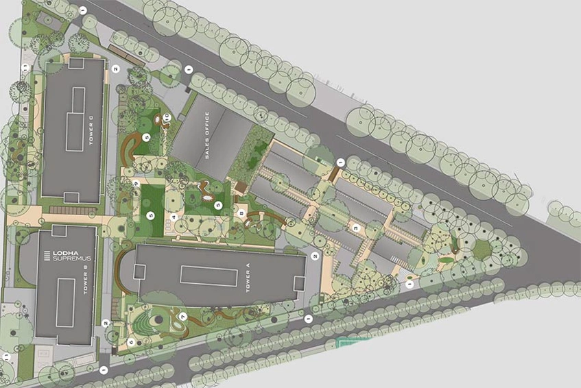 Master Plan of Lodha Supremus Thane in Thane West, Thane - Image 268440