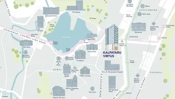 Location of Kalpataru Virtus - Image 265358