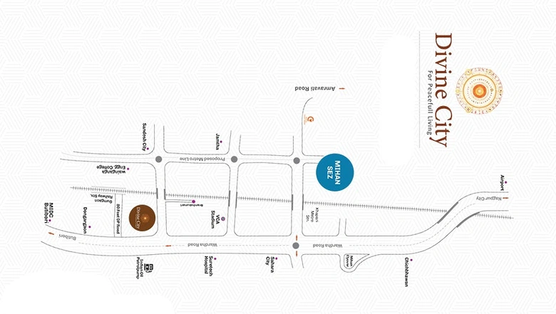 Location of Oshian Divine City in Jamtha, Nagpur - Image 275005