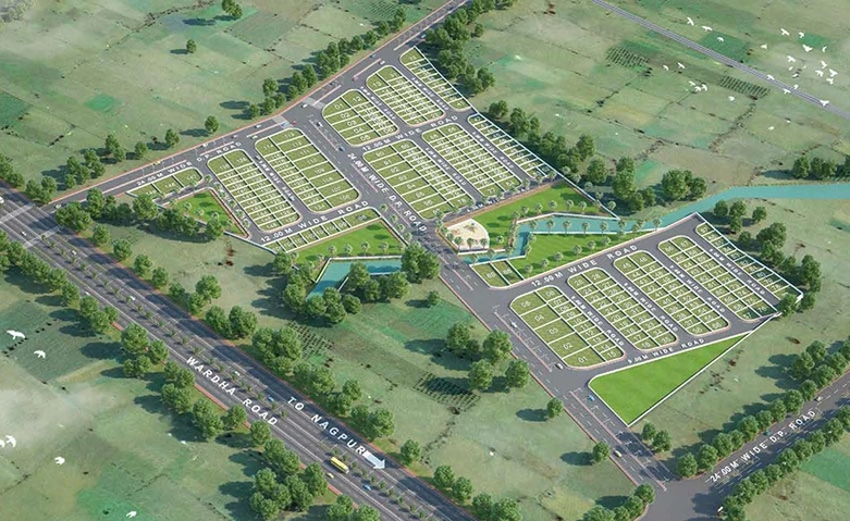 Master Plan of Oshian Divine City in Jamtha, Nagpur - Image 275006