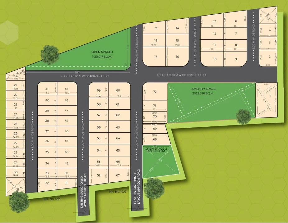 Master Plan of Oshian Ecstasy in Jamtha, Nagpur - Image 275182