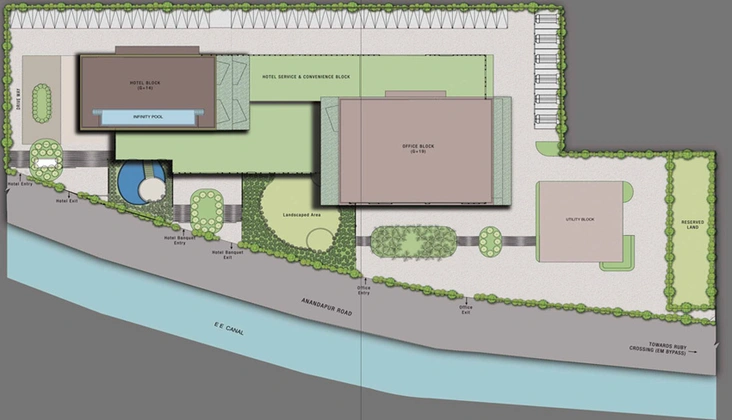 Master Plan of Pasari Bio Wonder in Haltu, Kolkata - Image 309964