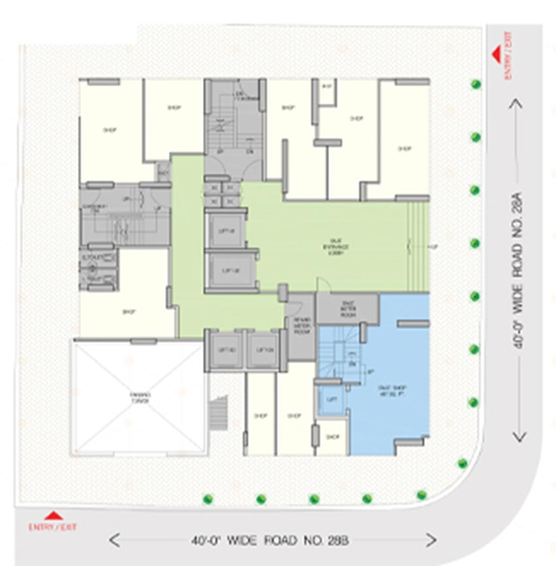 Master Plan of Commercial Ruparel Zion in Sion East, Mumbai - Image 265903