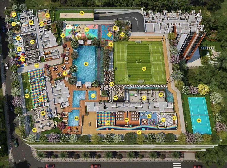 Master Plan of Commercial Ruparel Stardom in Malad West, Mumbai - Image 265828