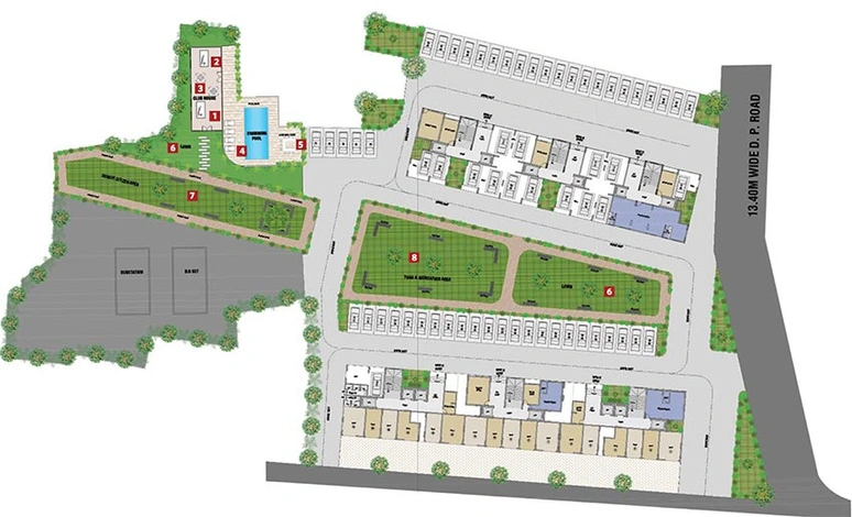 Master Plan of Commercial Ruparel Optima in Kandivali West, Mumbai - Image 265787