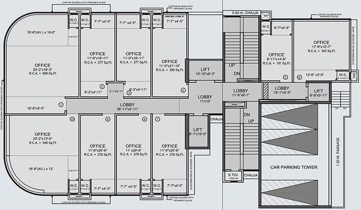 Floor Plan of H.Rishabraj Chambers in Borivali East, Mumbai - Image 265638