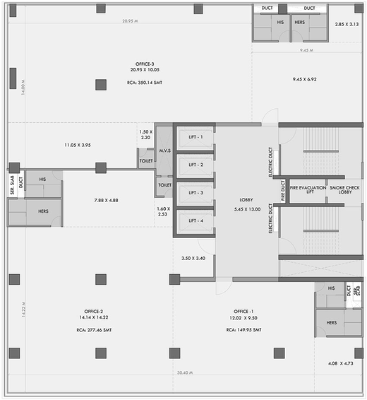 Floor Plan of H.Rishabhraj 63 Goldmedal Avenue in Goregaon West, Mumbai - Image 264689