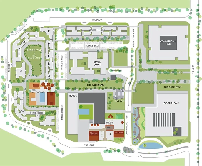 Master Plan of The Trees - Godrej One in Vikhroli East, Mumbai - Image 265940