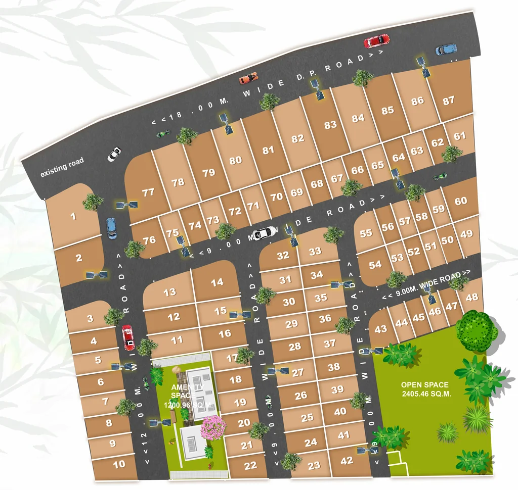 Master Plan of Keshvam Nirmal Keshavam 15 in Wardha Road, Nagpur - Image 338522