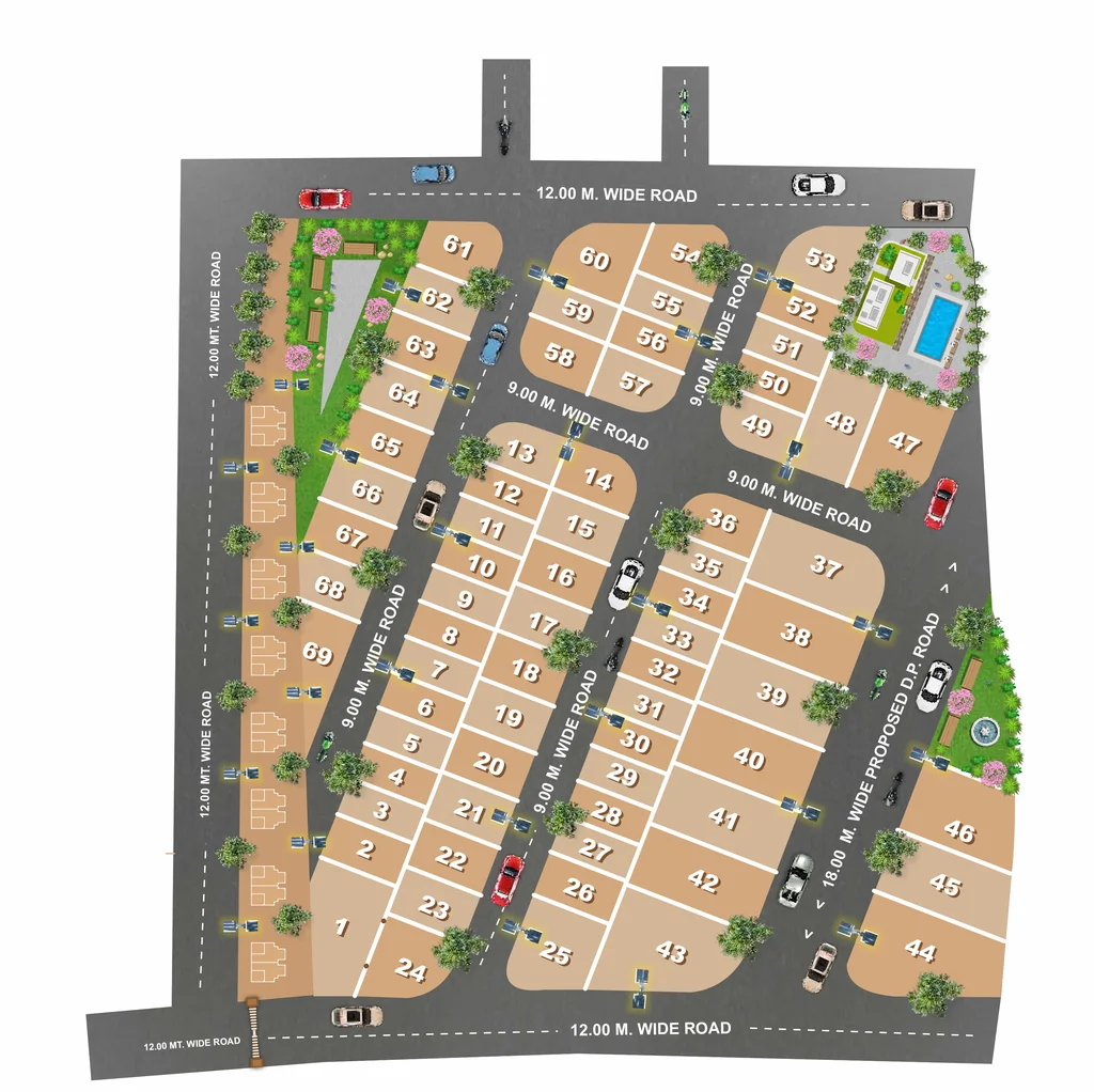 Master Plan of Keshavam City 11 in Hingna Road, Nagpur - Image 338526