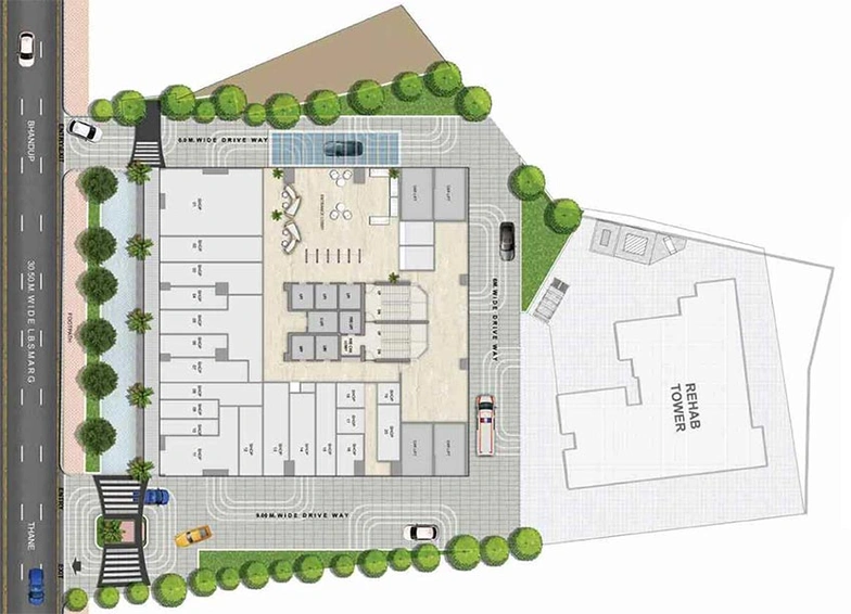 Master Plan of Commercial Marathon Millennium in Mulund West, Mumbai - Image 265572