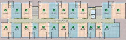 Floor Plan of Dipti Square in Jogeshwari East, Mumbai - Image 265098