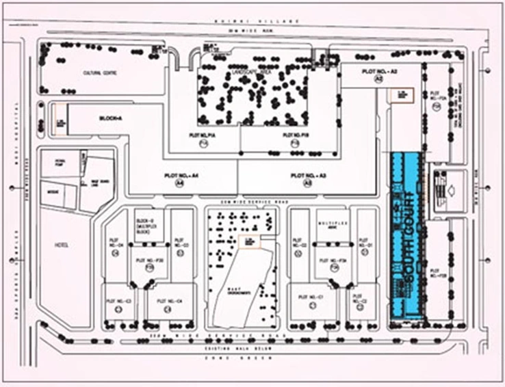 Master Plan of DLF South Court in Saket, New Delhi - Image 272670