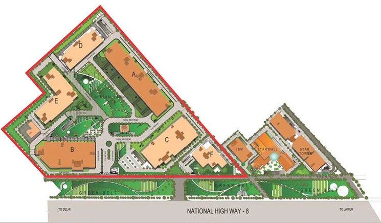 Master Plan of DLF World Tech Park in Sector 30, Gurgaon - Image 272322