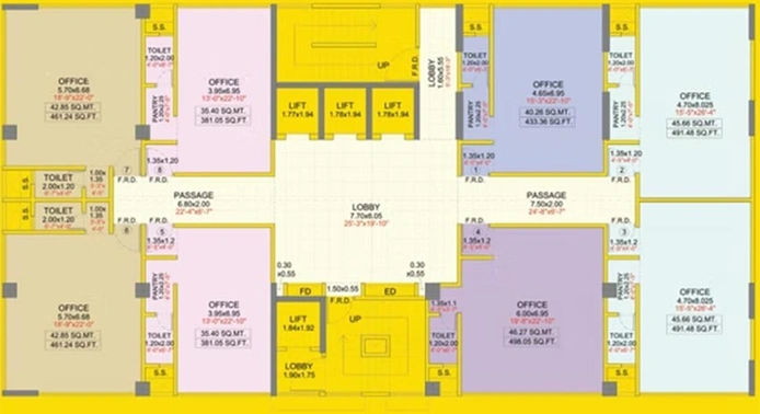 Floor Plan of Integrated Kavya in Andheri West, Mumbai - Image 265421