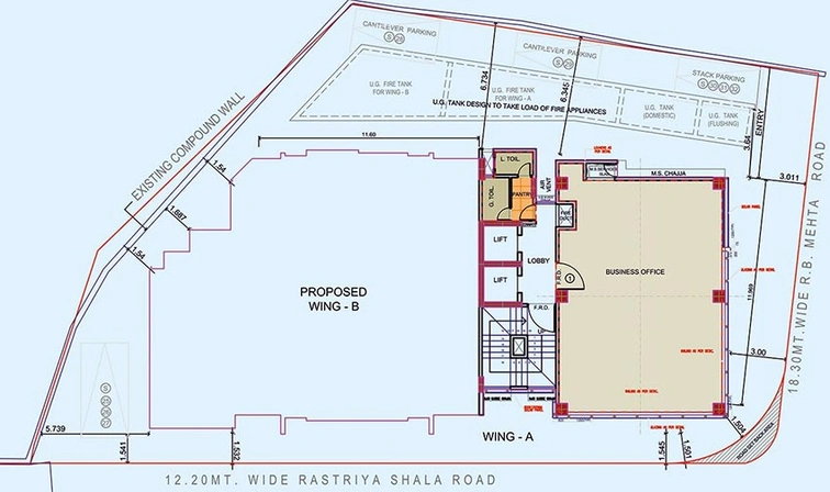 Floor Plan of Integrated Arcade in Ghatkopar East, Mumbai - Image 265220