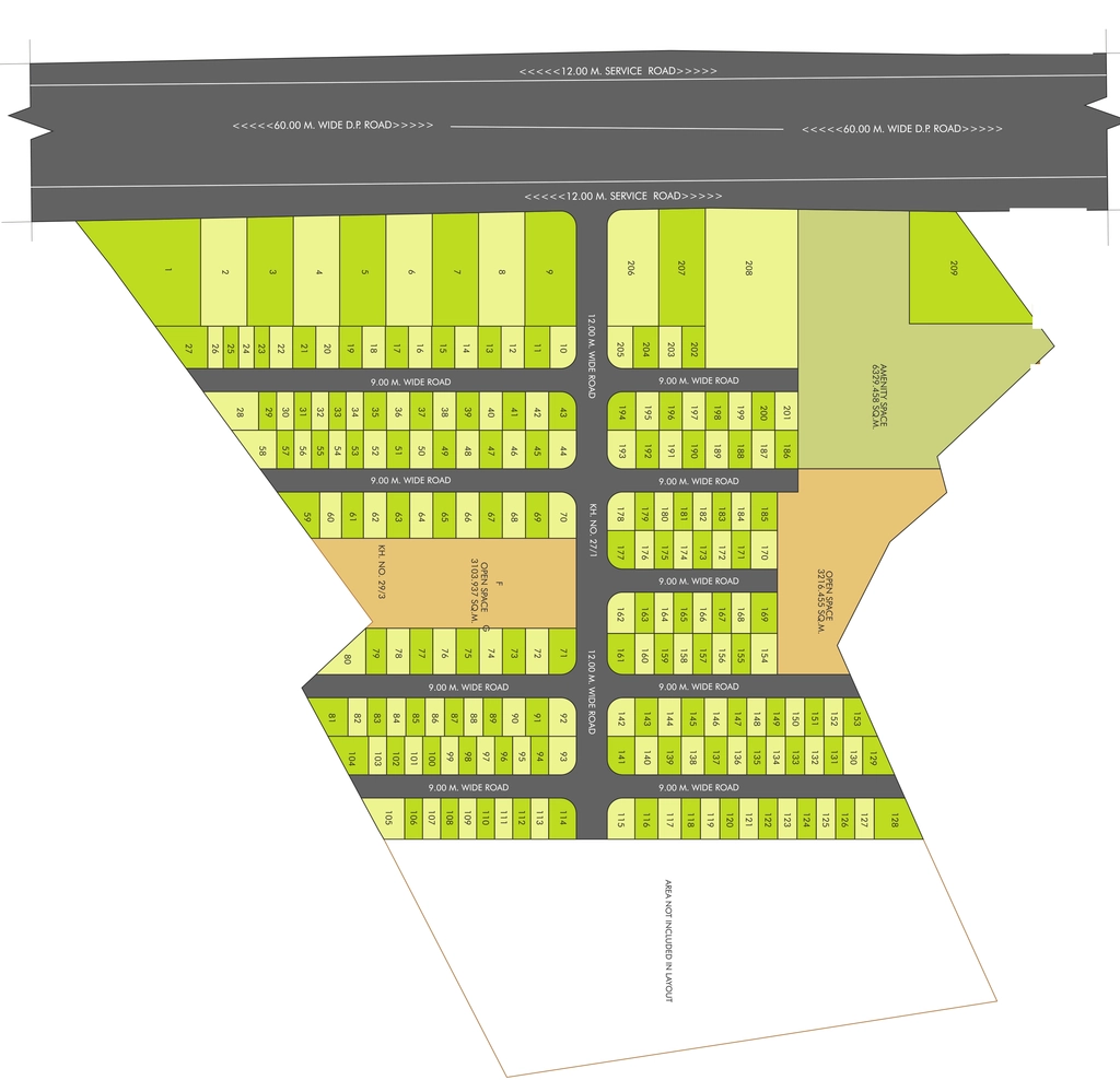 Master Plan of Mahalaxmi Nagar 9 in Jamtha, Nagpur - Image 342620