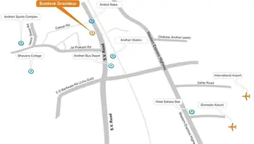 Location of Sunteck Grandeur - Image 265584
