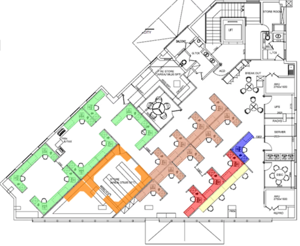 Floor Plan of Prestige Pinnacle in Koramangala, Bangalore - Image 360687