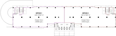 Floor Plan of Ackruti Centre Point in Andheri East, Mumbai - Image 264860