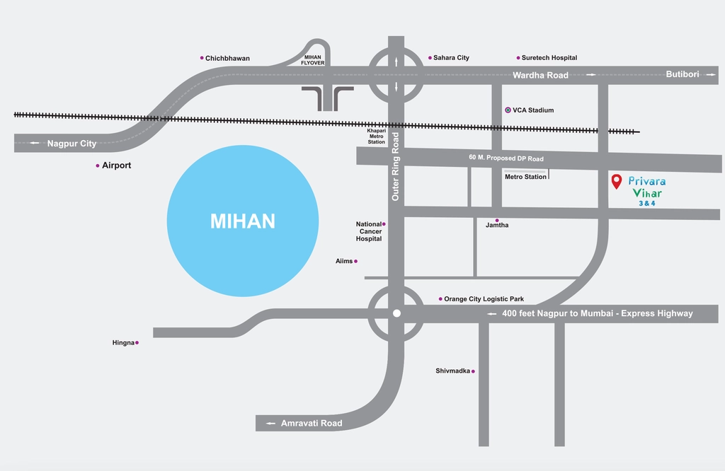 Master Plan of Privara Vihar 3 in Jamtha, Nagpur - Image 338551