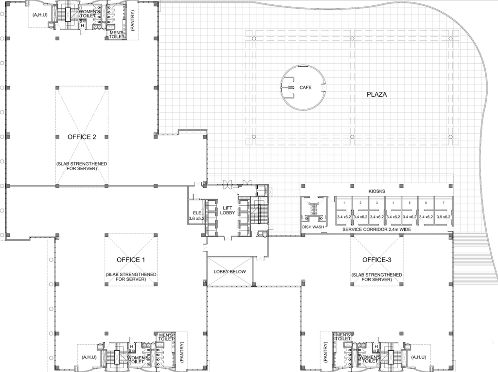 Floor Plan of Mantri Commercio in Kariyammana, Bangalore - Image 289589
