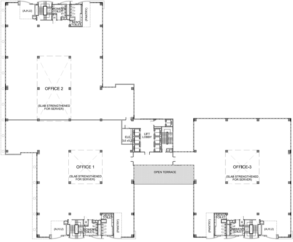 Floor Plan of Mantri Commercio in Kariyammana, Bangalore - Image 289591