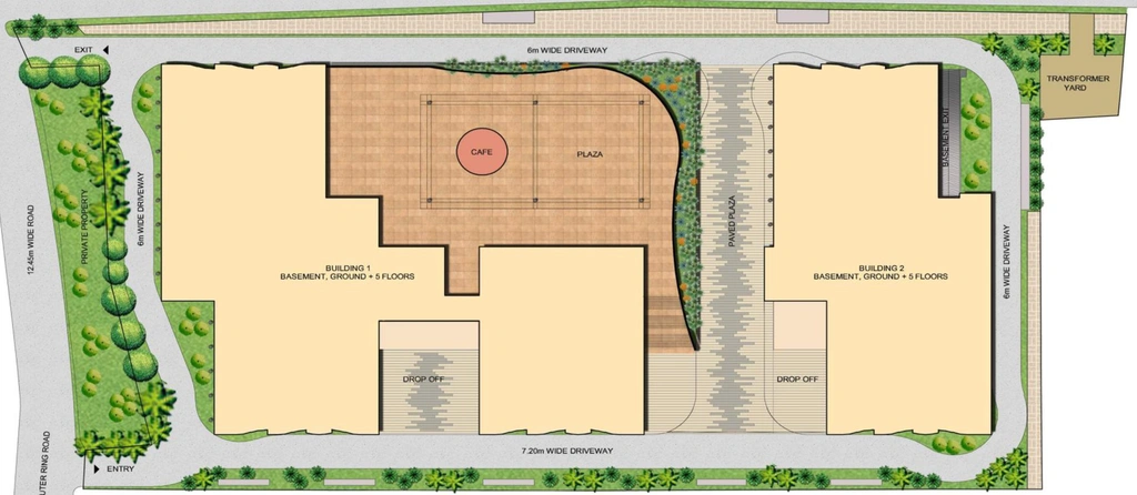 Master Plan of Mantri Commercio in Kariyammana, Bangalore - Image 289593