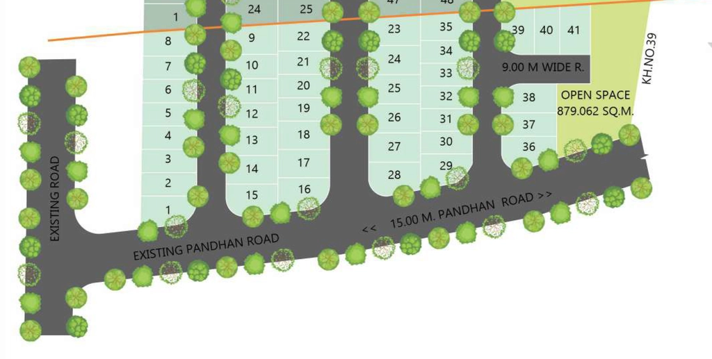 Master Plan of Mauli Town 30 in Wardha Road, Nagpur - Image 338109
