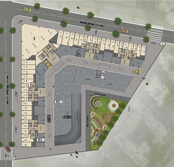 Master Plan of Commercial Jaydeep Anutham in Mulund East, Mumbai - Image 267012