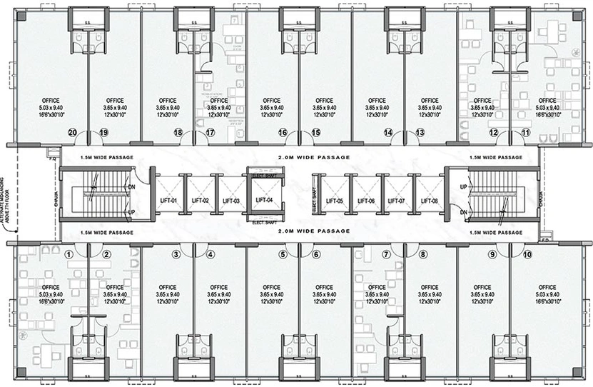 Floor Plan of Wadhwa The Gateway in Mulund West, Mumbai - Image 266764