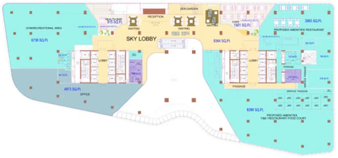 Floor Plan of The Capital BKC in BKC, Mumbai - Image 277544