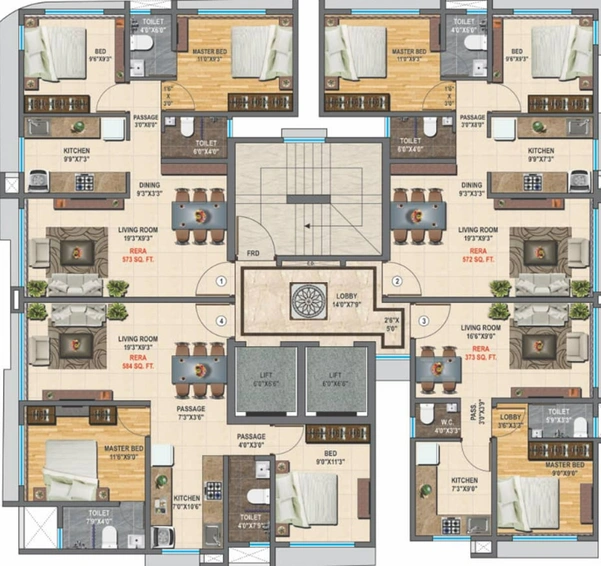 Floor Plan of Shree Balaji 135 in Ghatkopar East, Mumbai - Image 34610