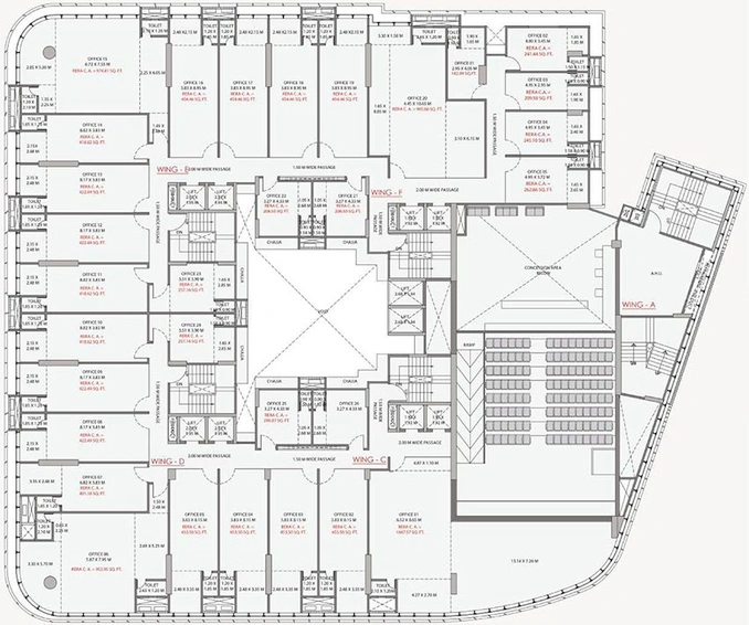 Floor Plan of Zee Shaan Corporate Park in Vile Parle East, Mumbai - Image 266598