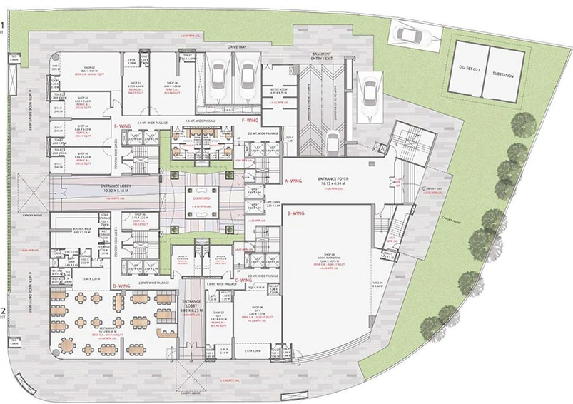 Master Plan of Zee Shaan Corporate Park in Vile Parle East, Mumbai - Image 266597