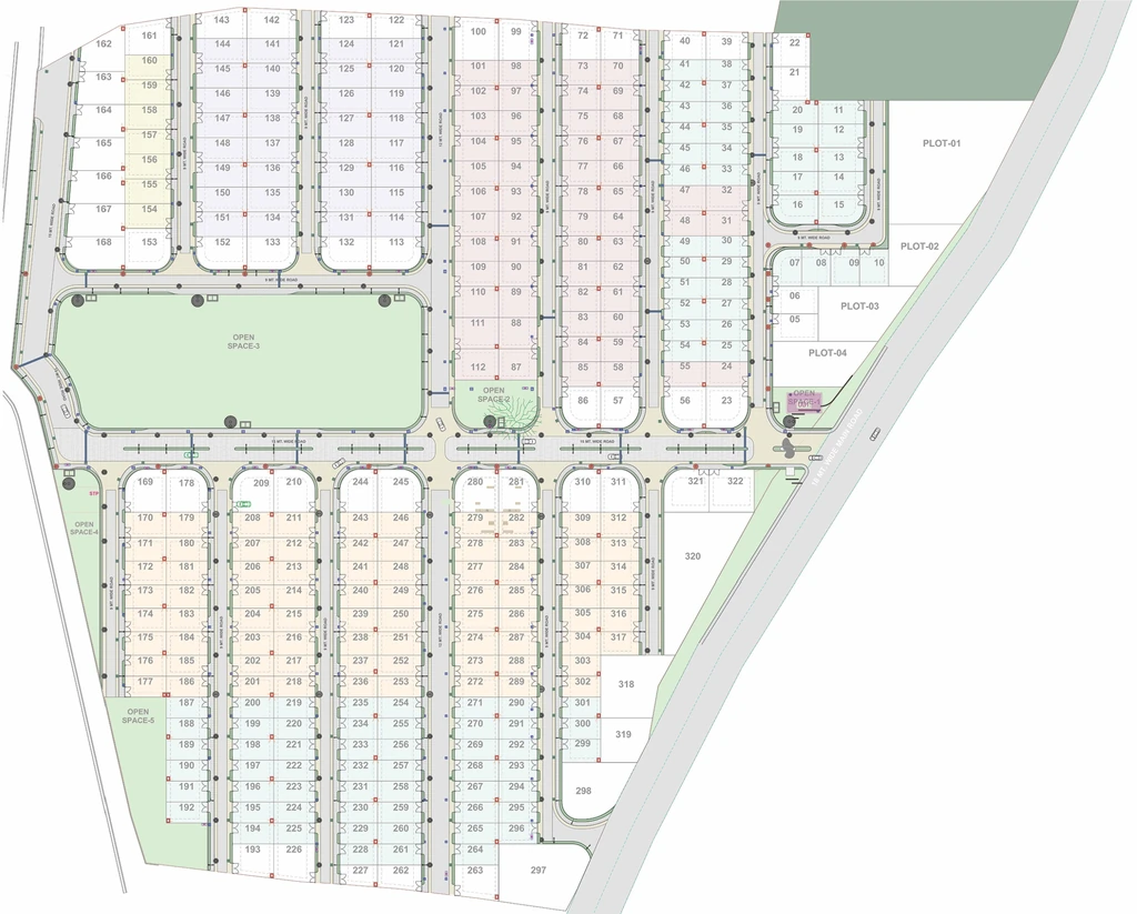 Master Plan of Karamchand Greens in Jamtha, Nagpur - Image 406311