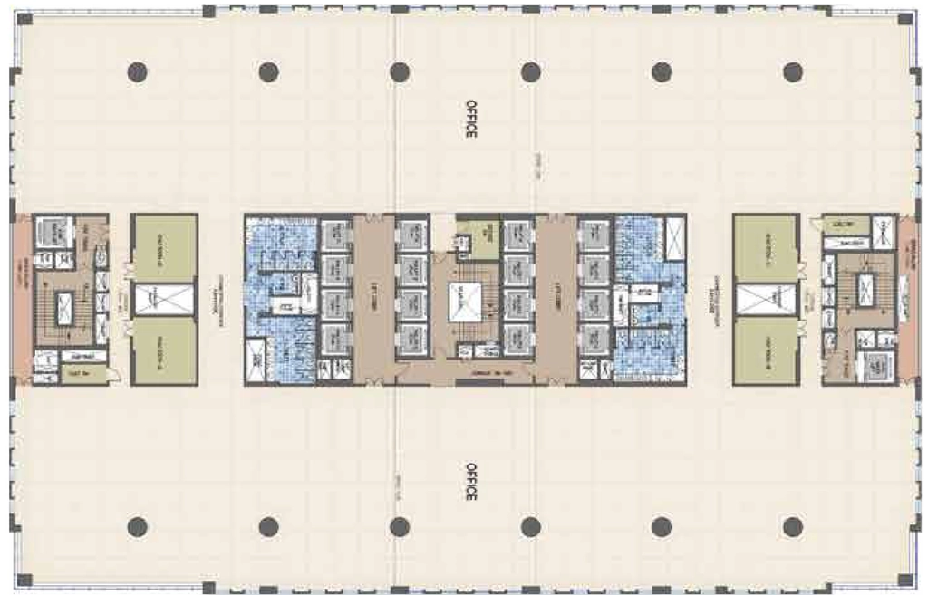 Floor Plan of Brigade Twin Towers in Yeshwanthpur, Bangalore - Image 360573