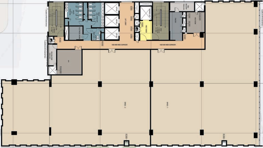 Floor Plan of Brigade Senate 1 in Hebbal, Bangalore - Image 360517