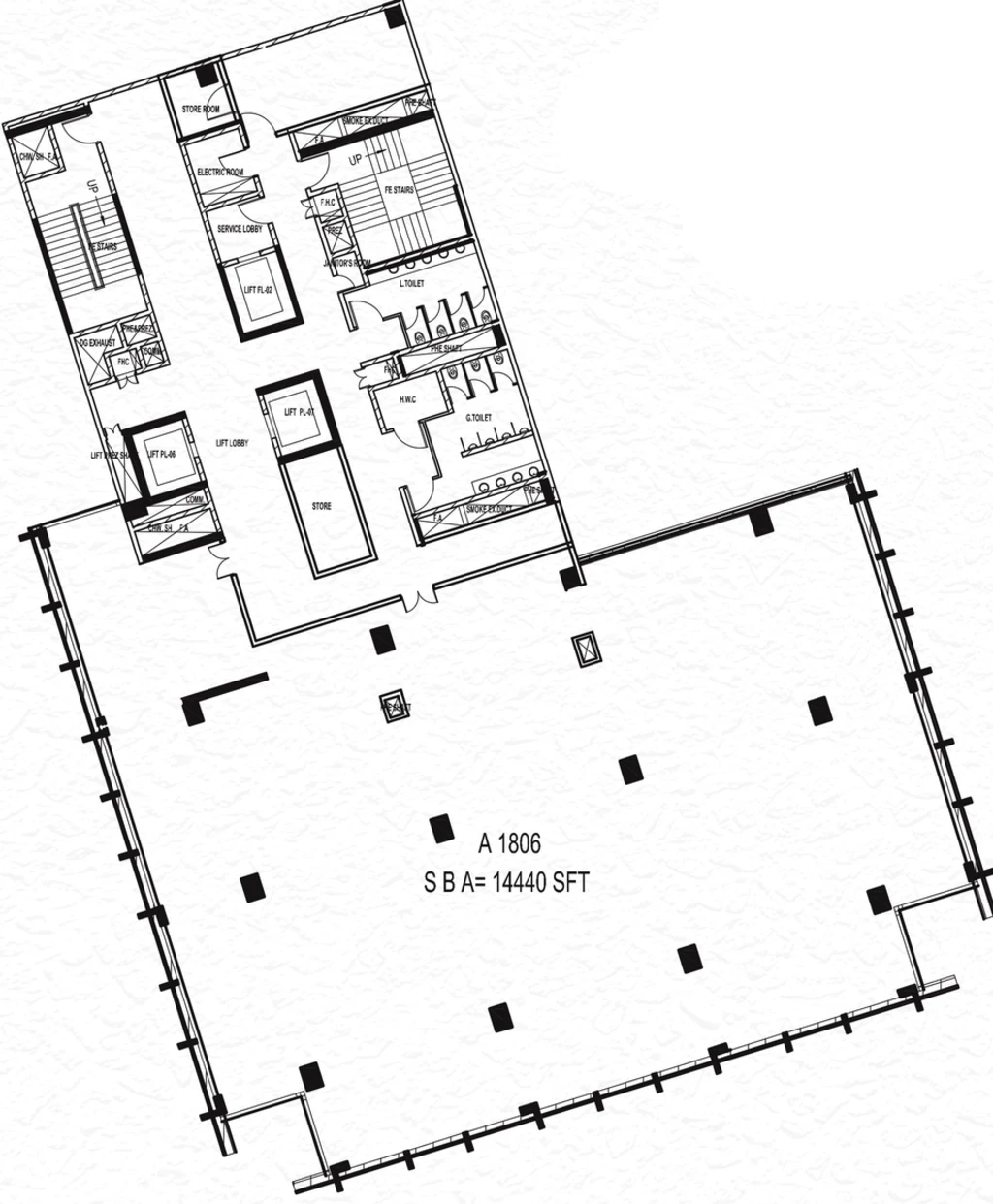 Floor Plan of Brigade Signature Towers in Virgonagar, Bangalore - Image 289243